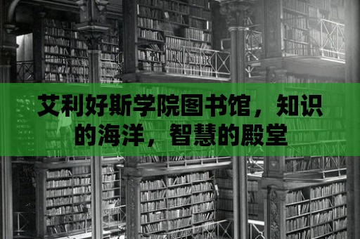 艾利好斯學院圖書館，知識的海洋，智慧的殿堂