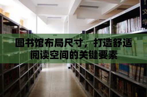 圖書館布局尺寸，打造舒適閱讀空間的關鍵要素