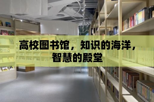 高校圖書館，知識(shí)的海洋，智慧的殿堂