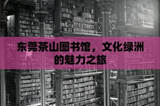 東莞茶山圖書館，文化綠洲的魅力之旅