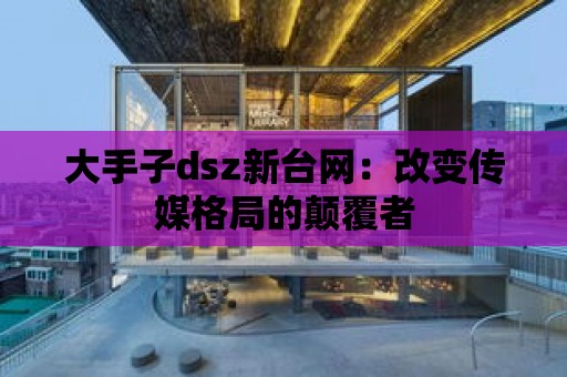 大手子dsz新臺網：改變傳媒格局的顛覆者