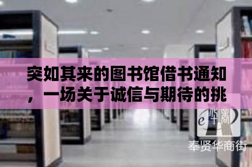 突如其來的圖書館借書通知，一場關于誠信與期待的挑戰