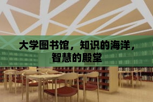 大學圖書館，知識的海洋，智慧的殿堂