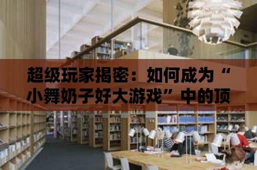 超級玩家揭密：如何成為“小舞奶子好大游戲”中的頂級玩家？