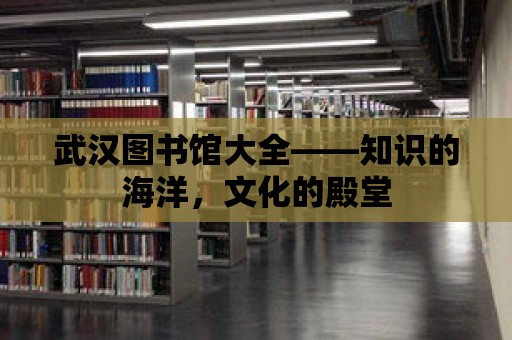 武漢圖書館大全——知識(shí)的海洋，文化的殿堂