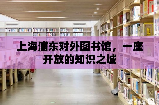 上海浦東對外圖書館，一座開放的知識之城