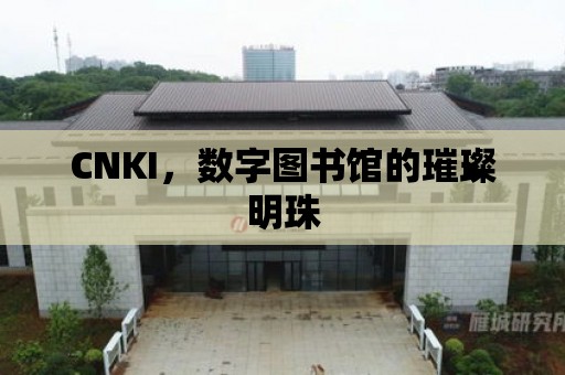 CNKI，數字圖書館的璀璨明珠