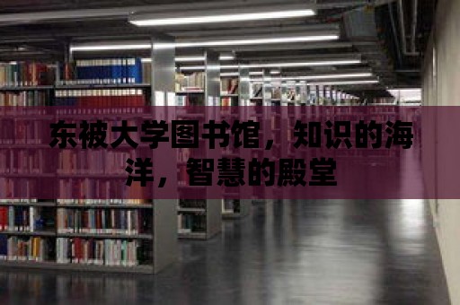 東被大學圖書館，知識的海洋，智慧的殿堂