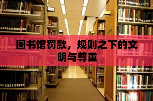 圖書館罰款，規(guī)則之下的文明與尊重