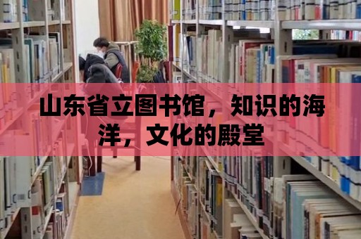 山東省立圖書館，知識的海洋，文化的殿堂