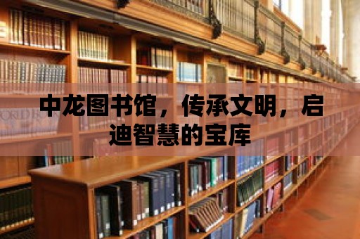 中龍圖書館，傳承文明，啟迪智慧的寶庫