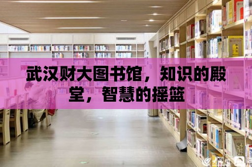 武漢財大圖書館，知識的殿堂，智慧的搖籃