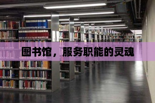 圖書館，服務(wù)職能的靈魂