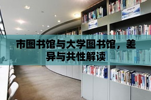 市圖書館與大學(xué)圖書館，差異與共性解讀