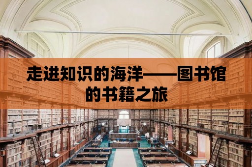 走進知識的海洋——圖書館的書籍之旅