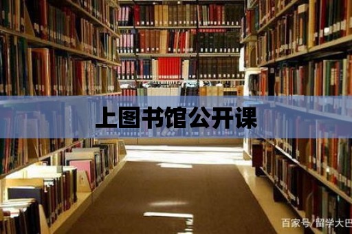 上圖書館公開課