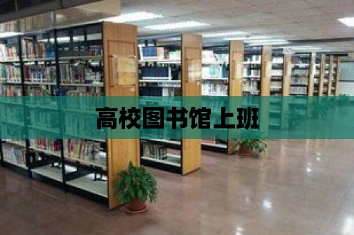 高校圖書館上班