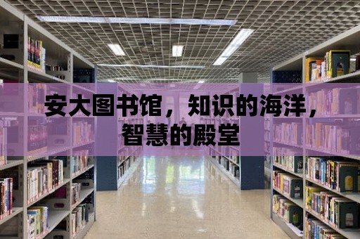 安大圖書館，知識的海洋，智慧的殿堂