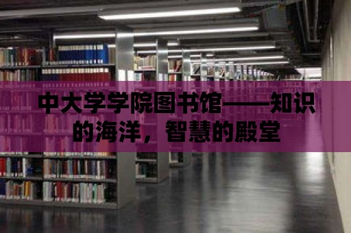 中大學學院圖書館——知識的海洋，智慧的殿堂