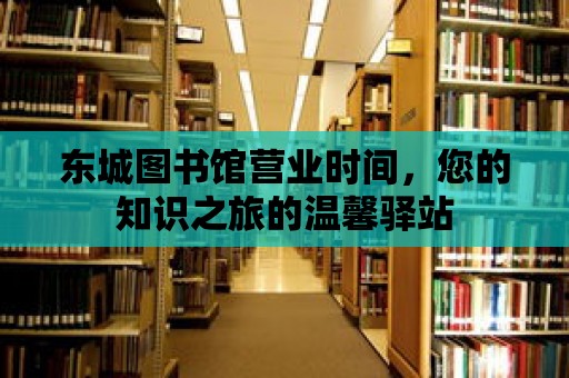 東城圖書館營業時間，您的知識之旅的溫馨驛站