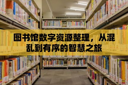 圖書館數字資源整理，從混亂到有序的智慧之旅