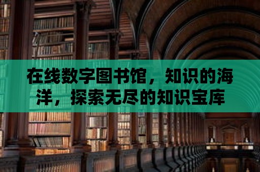 在線數(shù)字圖書館，知識(shí)的海洋，探索無盡的知識(shí)寶庫