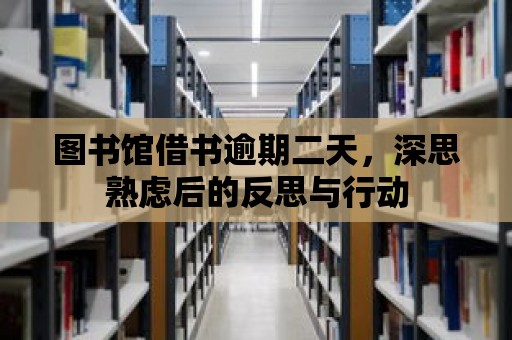 圖書館借書逾期二天，深思熟慮后的反思與行動