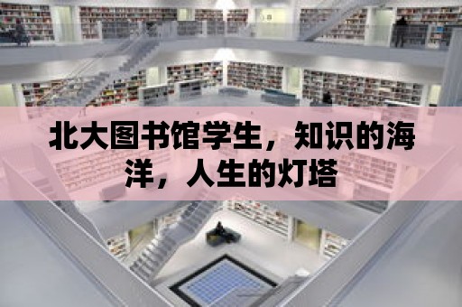 北大圖書館學生，知識的海洋，人生的燈塔