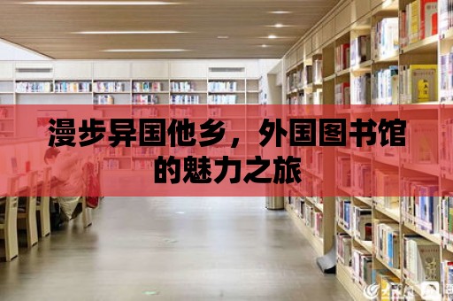 漫步異國他鄉，外國圖書館的魅力之旅