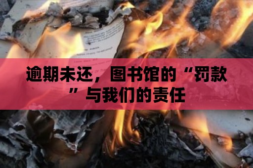 逾期未還，圖書館的“罰款”與我們的責任