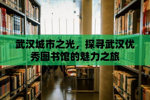 武漢城市之光，探尋武漢優(yōu)秀圖書館的魅力之旅