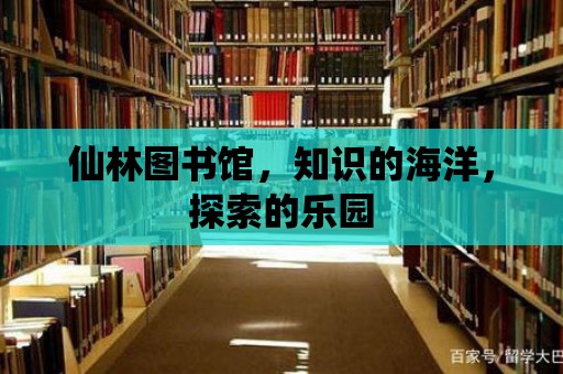 仙林圖書館，知識的海洋，探索的樂園