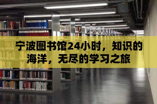 寧波圖書(shū)館24小時(shí)，知識(shí)的海洋，無(wú)盡的學(xué)習(xí)之旅