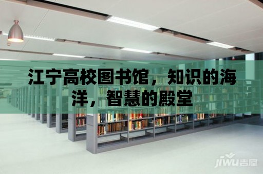 江寧高校圖書館，知識的海洋，智慧的殿堂