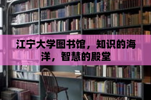 江寧大學圖書館，知識的海洋，智慧的殿堂