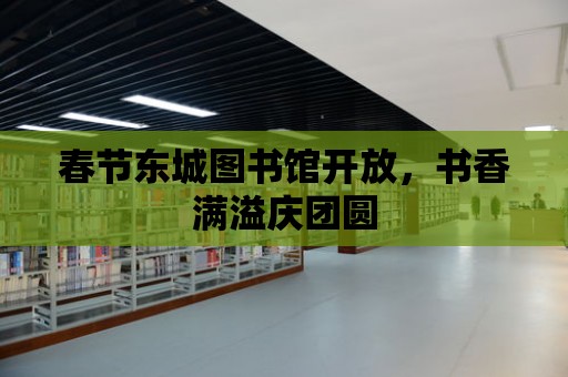 春節東城圖書館開放，書香滿溢慶團圓