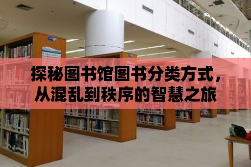 探秘圖書館圖書分類方式，從混亂到秩序的智慧之旅