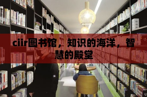 ciir圖書館，知識的海洋，智慧的殿堂