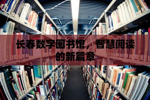 長春數(shù)字圖書館，智慧閱讀的新篇章