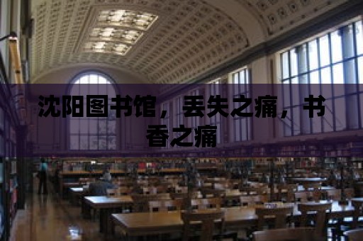 沈陽圖書館，丟失之痛，書香之痛