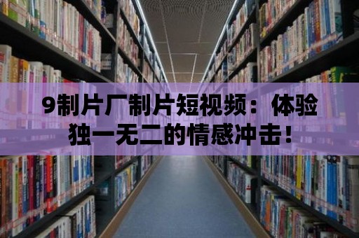 9制片廠制片短視頻：體驗獨一無二的情感沖擊！