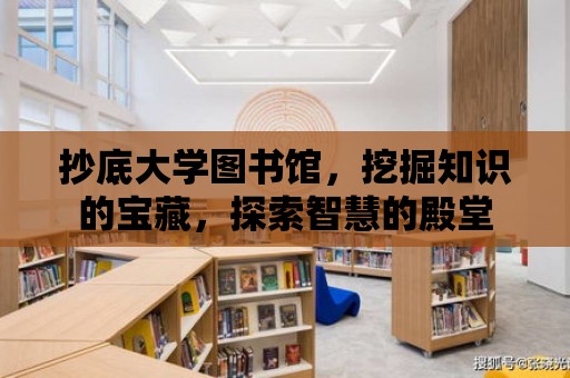 抄底大學圖書館，挖掘知識的寶藏，探索智慧的殿堂