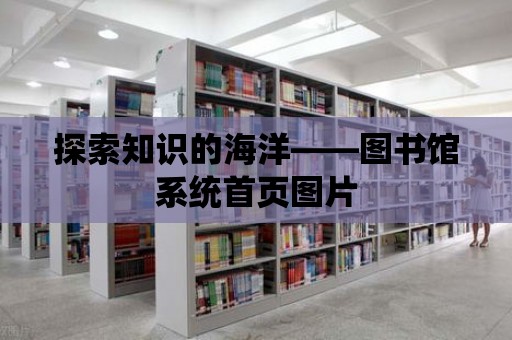 探索知識的海洋——圖書館系統(tǒng)首頁圖片