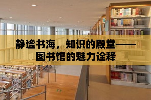 靜謐書海，知識的殿堂——圖書館的魅力詮釋