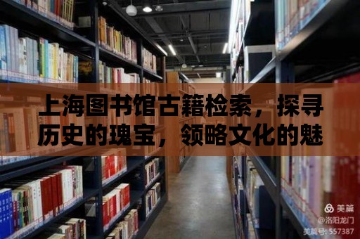 上海圖書館古籍檢索，探尋歷史的瑰寶，領略文化的魅力