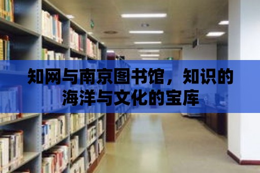 知網(wǎng)與南京圖書館，知識(shí)的海洋與文化的寶庫(kù)