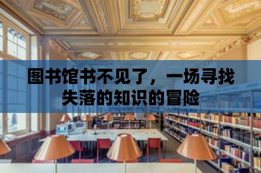 圖書館書不見了，一場尋找失落的知識的冒險