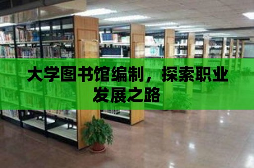 大學圖書館編制，探索職業發展之路