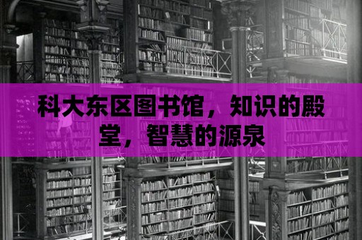 科大東區圖書館，知識的殿堂，智慧的源泉