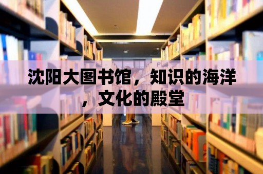 沈陽大圖書館，知識的海洋，文化的殿堂